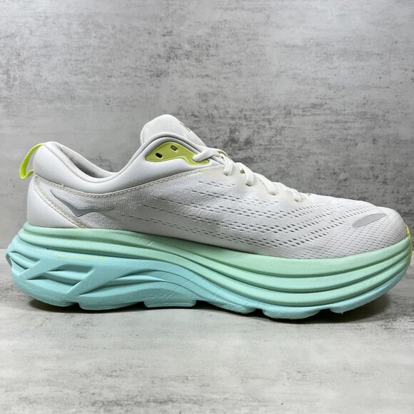 Hoka One One Bondi 8 Running Shoes - Women's Size 11 - White - Picture 2 of 10
